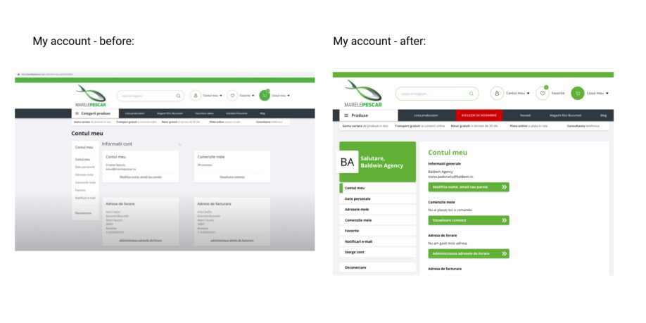 My account of Marele Pescar: before & after: